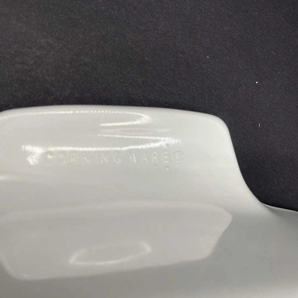 Vintage Corning Ware A-1-B Plain White 1 Liter Casserole Dish without Lid